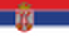 Flagge Serbia
